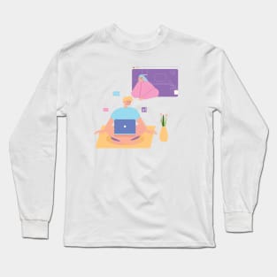 Work From Home Long Sleeve T-Shirt